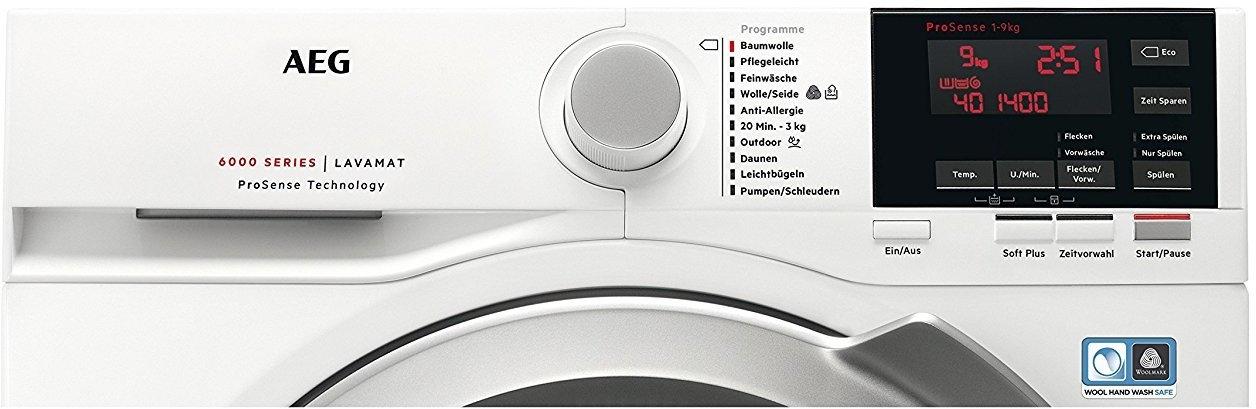 AEG LAVAMAT 6000 Series Test Weitere AEG Waschmaschinen bei Testbericht.de