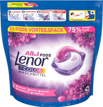 Lenor All-in-1 Pods Color Waschmittel Amethyst Blütentraum (53 WL)