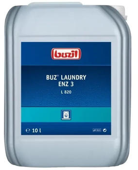 Buzil Laundry Enz 3 L 820 Enzymhaltiges Flüssigwaschmittelkonzentrat 10 l Kanister