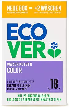 Ecover Colorwaschmittel Pulver Lavendel & Eukalyptus 18 WL