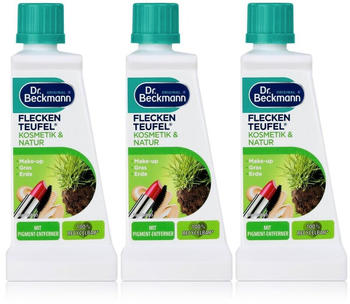 Dr.Beckmann 3x Fleckenteufel Natur & Kosmetik 50ml - Mit Doppel-Pigmentlöser