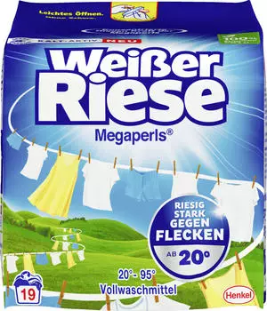 Weißer Riese Megaperls Vollwaschmittel 19 WL