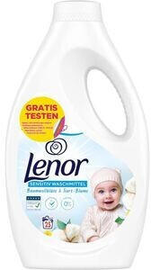 Lenor Waschmittel Sensitiv Baumwollbl&uuml;te und Tiare Vollwaschmittel, 1,25 Liter, 25 WL