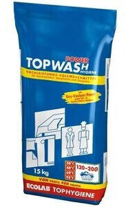 Ecolab Waschmittel Topwash Power Vollwaschmittel, Pulver, 15 kg, 120 Waschladungen