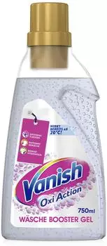 Vanish Fleckenentferner Oxi Action Powerweiss Gel, für weiße Wäsche Wäsche-Booster ohne Chlor 750ml