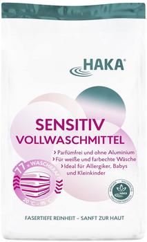 Haka Waschmittel Sensitiv, ohne Aluminium, Vollwaschmittel, Pulver, nachhaltig, 3kg, 77WL