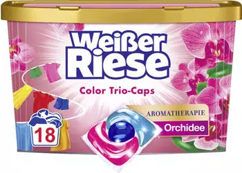 Weißer Riese Color Trio-Caps Aromatherapie Orchidee & Macadamiaöl 18 WL
