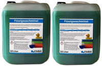 2 x 10 L Fl&uuml;ssigwaschmittel Konzentrat gr&uuml;n Universal Color inkl. Auslaufhilfe.