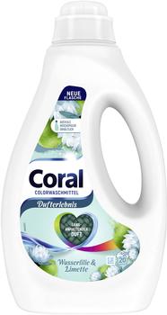 Coral Waschmittel Wasserlilie und Limette 1 Liter, 20 Waschladungen