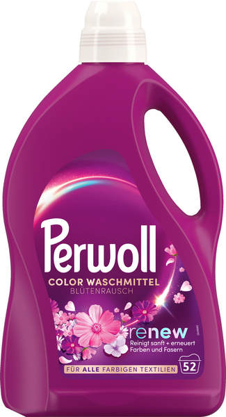 Perwoll Renew Color Waschmittel Blütenrausch 52 WL Colorwaschmittel