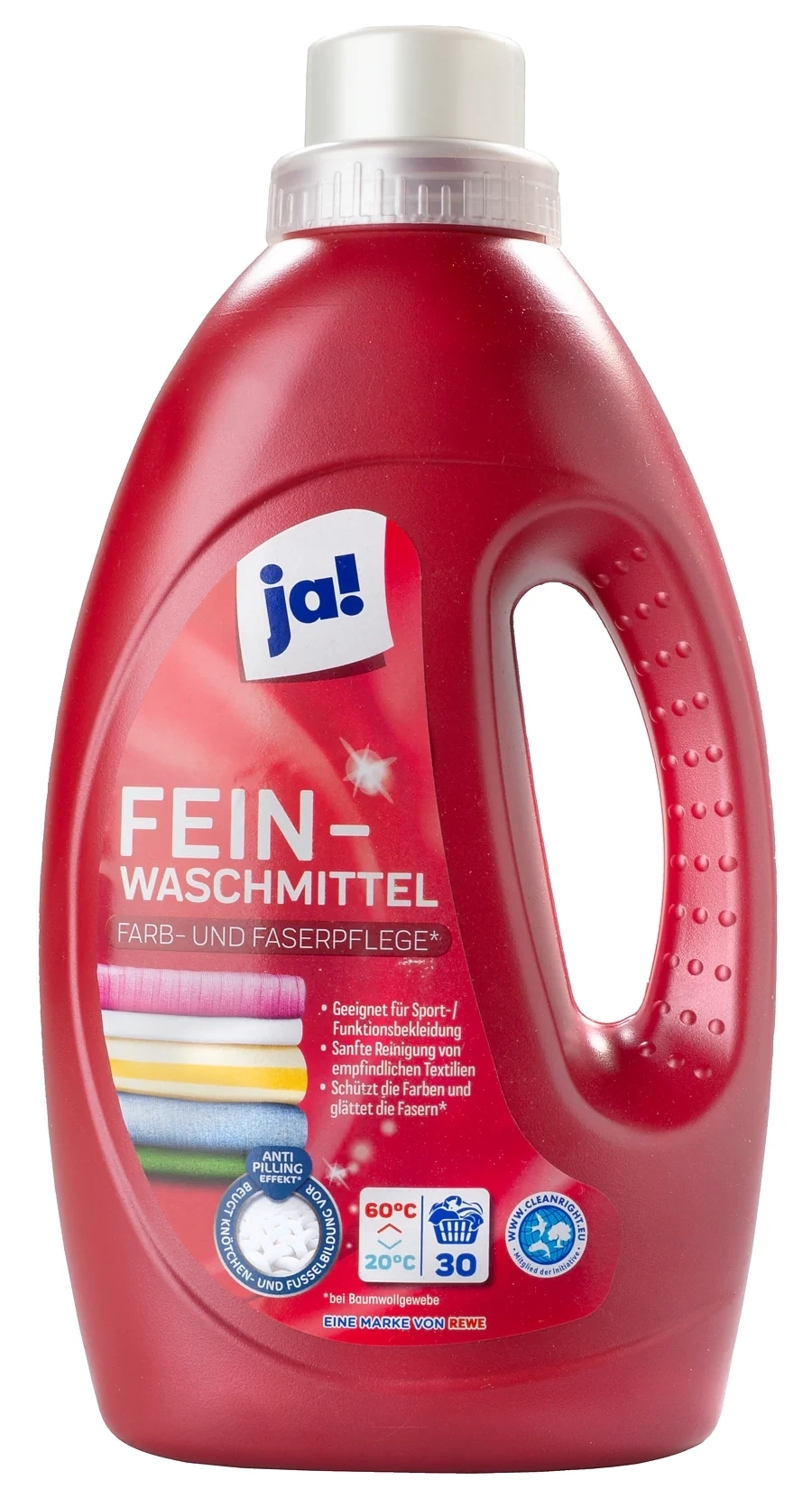 Rewe Ja Feinwaschmittel Farb- und Faserpflege