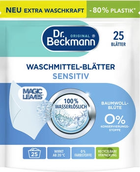 Dr.Beckmann Magic Leaves Waschmittel-Blätter sensitiv 25 WL
