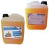 Faba Chemie Flüssigwaschmittel Konzentrat Vollwaschmittel 2x10 L orange inkl. Auslaufhilfe.