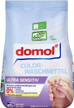 Domol Colorwaschmittel Ultra Sensitiv Pulver 18 WL