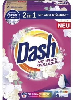 Dash 2in1 Pulver Weichsp&uuml;lerduft 80 WL