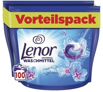 Lenor Vollwaschmittel All-in-1 Pods &raquo;Aprilfrisch&laquo; 100 WL wei&szlig;