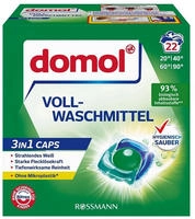 domol 3in1 Caps Vollwaschmittel 22WL (2er Pack)