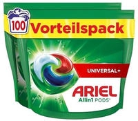 Ariel Vollwaschmittel All-in-1 Pods Universal Gro&szlig;packung 100WL 100 WL, Grundpreis: