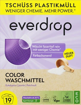 everdrop Colorwaschmittel Pulver 19WL