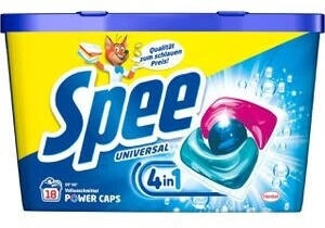 Spee Vollwaschmittel »Power Caps Universal 4+1« 18 WL blau