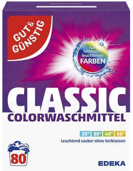 Gut & G&uuml;nstig Colorwaschmittel &raquo;Classic&laquo; 80 WL