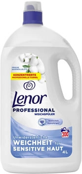 Lenor Professional Weichspüler »Sensitiv Frische Baumwollblüte« 4 L transparent