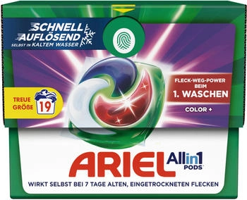 Ariel Waschkapseln »All-in-1 Pods Color+« 19 WL