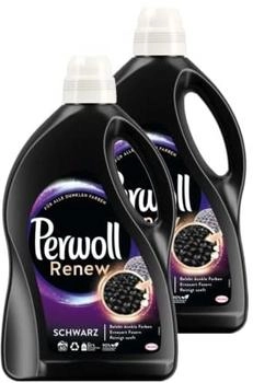 Perwoll Renew Schwarz 2x50 Wäschen Waschmittel dunkle Farben Feinwaschmittel