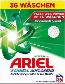 Ariel Pulver Universal 1.8KG Universalwaschmittel 36 WL