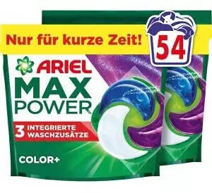 Ariel MaxPower Pods Color Waschmittelpods 54 WL