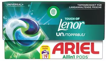 Ariel All-in-1 Pods Touch of Unstoppables Waschmittelpods 19 WL