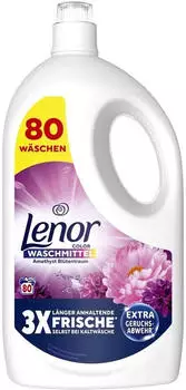 Lenor WM Fl&uuml;ssig Amethyst & Bl&uuml;tentraum 3,6L Waschmittel 80 WL