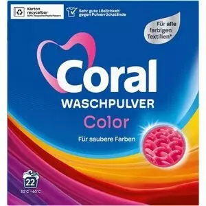 Coral Waschmittel &raquo;COLOR&laquo; 22 WL