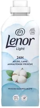 Lenor Light Frische Baumwollblüte Flasche 798ml Weichspüler 38 WL