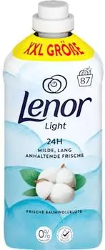 Lenor Weichspüler Konzentrat Light Frische Baumwollblüte XXL Größe 87WL