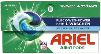 Ariel Universalwaschmittel All-in-1 Pods »UNIVERSAL+« 30 WL grau
