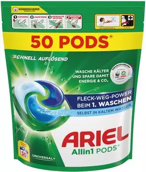 Ariel All-in-1 Pods Universal Waschmittelpods 50 WL