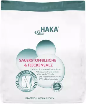 Haka Fleckenentferner Sauerstoffbleiche und Fleckensalz, Pulver, Sauerstoff, 1,5 kg