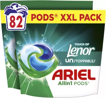 Ariel All-in-1 Vollwaschmittel, Pods, Touch of Unstoppables, Waschladungen 82