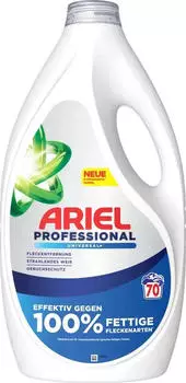 Ariel Professional Vollwaschmittel, Gel, Universal+, 2x 3,15L, Waschladungen 140