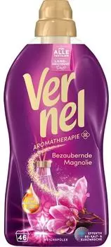 Vernel Weichspüler Aromatherapie, Bezaubernde Magnolie, langanhaltender Duft, 1,012 Liter, 46 Waschladungen