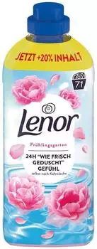 Lenor Weichspüler Frühlingsgarten, Großpackung, aktive Geruchsabwehr, 1,491 Liter, 71 Waschladungen