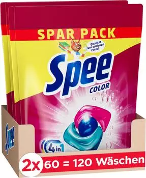 Spee Power Caps Color 4+1, Caps, extra Strahlkraft, 1,44kg, Waschladungen 120