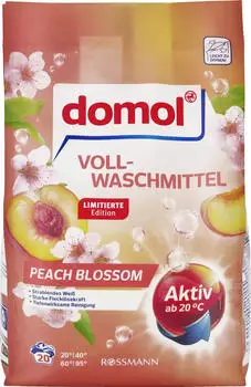 Domol Vollwaschmittel Pulver Peach Blossom 20 WL
