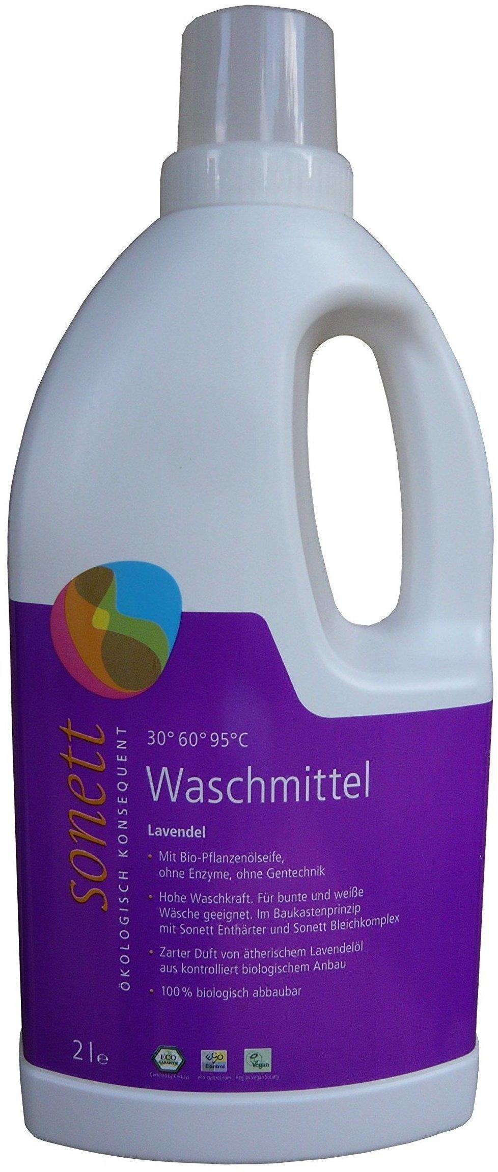Sonett Flüssigwaschmittel Lavendel (2 l) Test TOP Angebote ab 7,85 €  (August 2023)