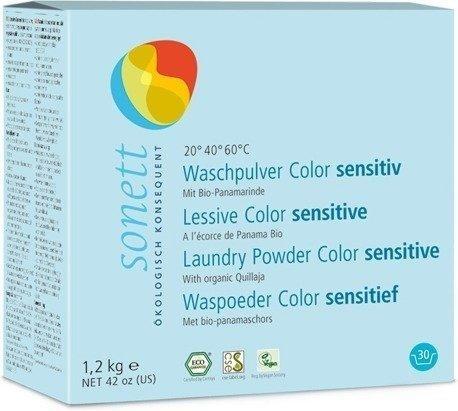 Sonett Waschpulver Color sensitiv 1,2 kg Test ❤️ Testbericht.de Mai 2022