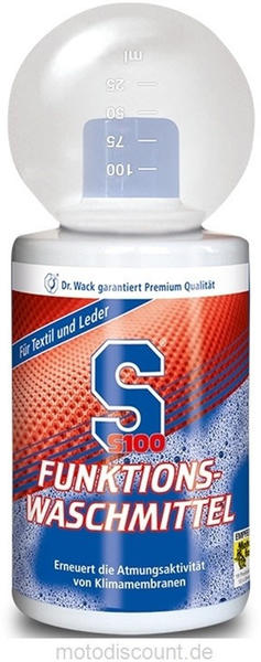 Dr. Wack S100 Funktions-Waschmittel für Textil & Leder (250 ml)