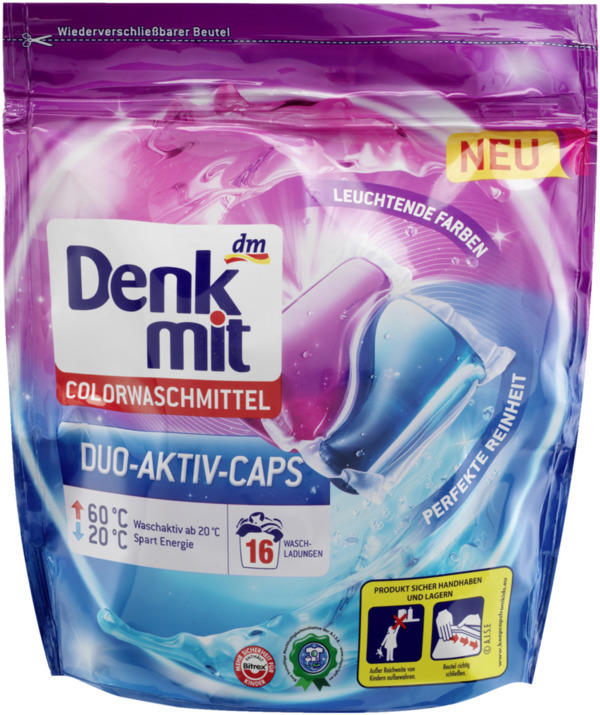 Dm Denkmit Colorwaschmittel Duo-Aktiv-Caps Test ❤️ Testbericht.de-Note:  57/100 vom Mai 2022