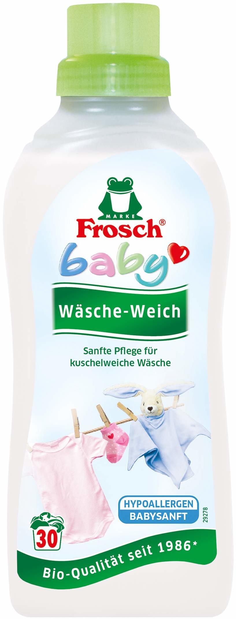 Frosch Baby Wäsche-Weich Weichspüler (30 WL) Test Black Friday Deals TOP  Angebote ab 1,94 € (November 2023)