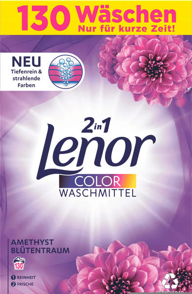 Lenor 2in1 Amethyst Blütentraum Colorwaschmittel (130 WL)